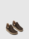 Round Toe Shoes CRUS M MILITARY GREEN
